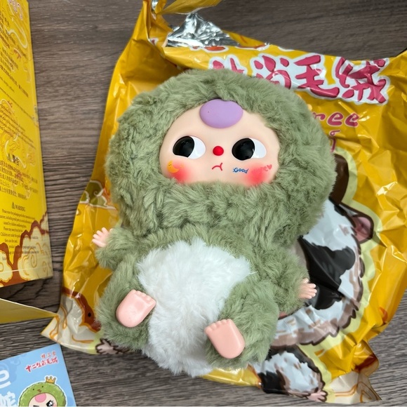 Baby Three Twelve Zodiac Plush Series Blind Box Confirmed Snake - Picture 2 of 11